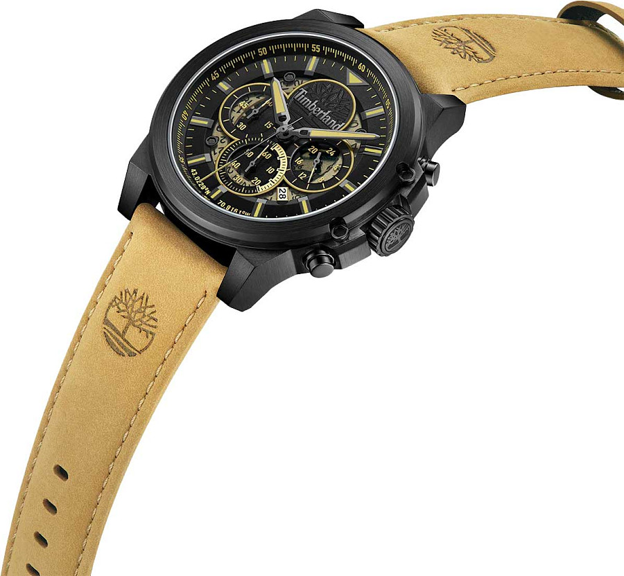 Часы Timberland Fast Strike TDWGB0056003 — кварцевые, металл сталь