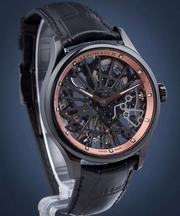 Часы Aerowatch Renaissance 50981 NO20 — механические, сталь металл