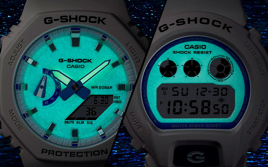 Часы Casio G-Shock DW-6900HDS-7 — карбон пластик, Япония