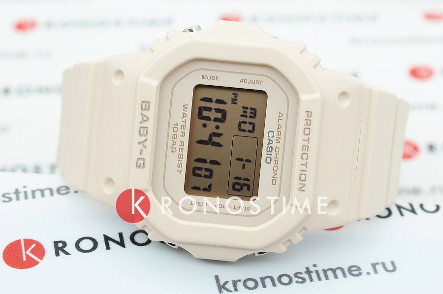 Часы Casio Baby-G BGD-565-4E — женские, бежевый