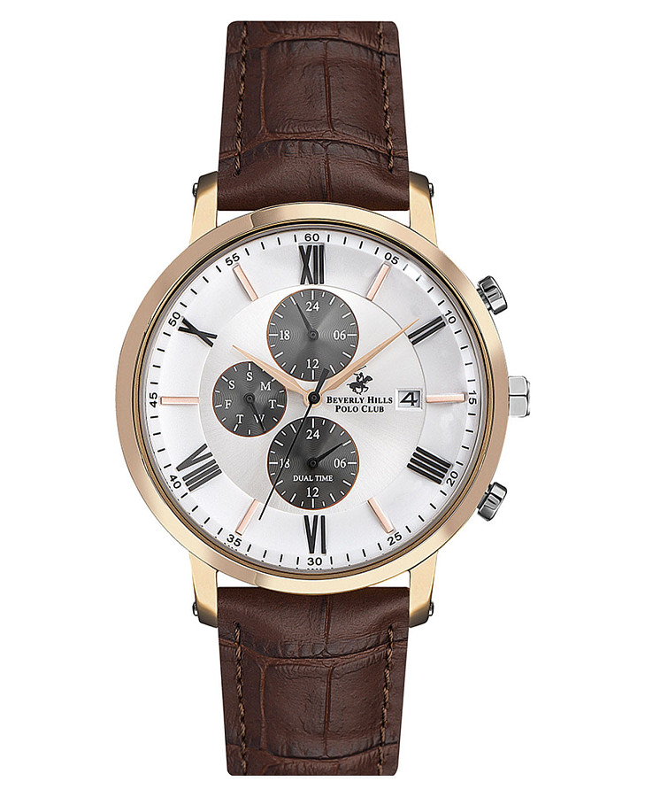Часы Beverly Hills Polo Club BP3116X.432 — мужские, белый