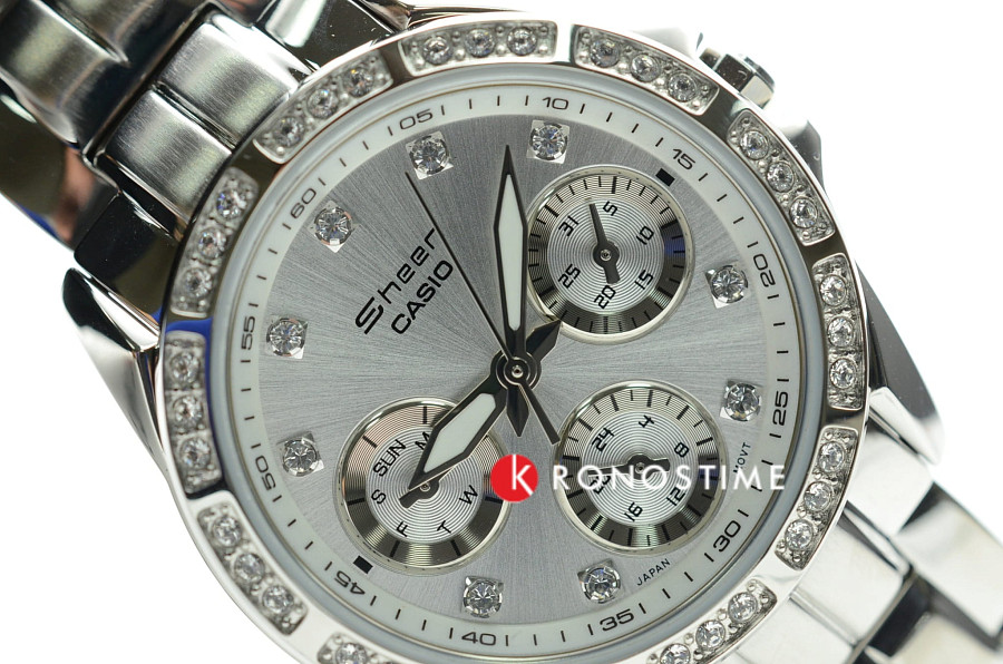 Часы Casio Sheen SHN-3013D-7A — металл, Япония