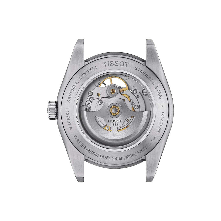 Часы Tissot Gentleman Powermatic 80 Silicium T127.407.11.081.00 — нержавеющая сталь, мужские