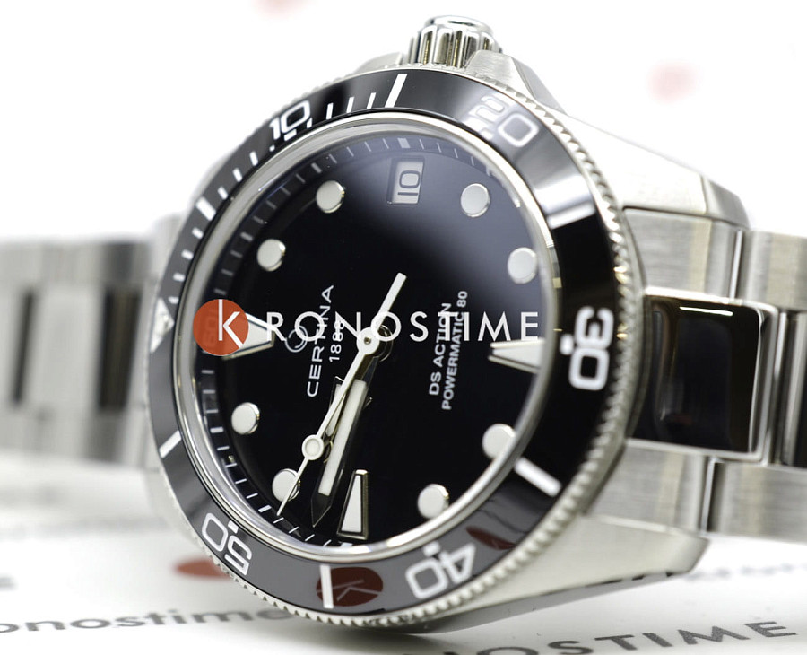 Часы Certina DS Action Lady C032.007.11.051.00 — нержавеющая сталь 316l, женские