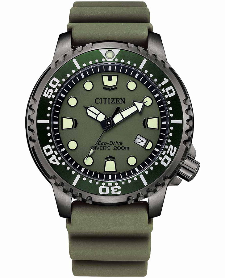 Часы Citizen Promaster BN0157-11X — мужские, зеленый