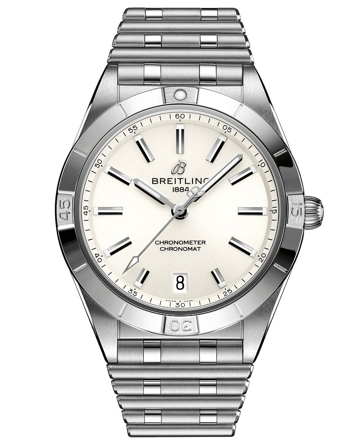 Часы Breitling Chronomat Automatic 36 A10380101A3A1 — женские, белый