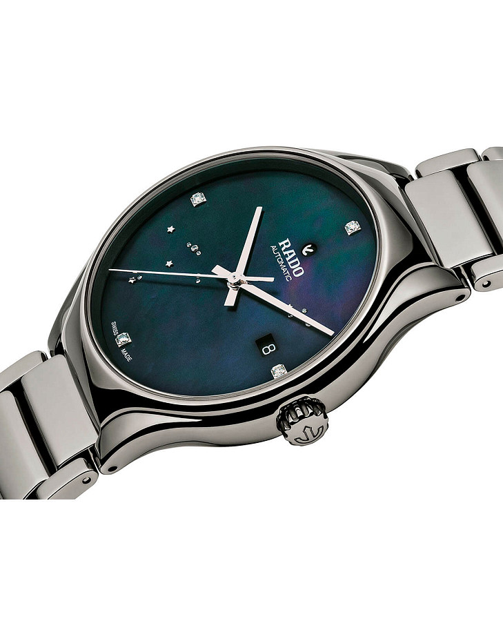 Часы Rado True Automatic Diamonds R27057842 — керамика, Швейцария