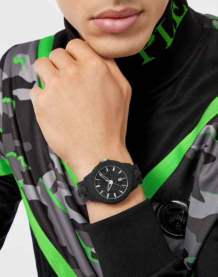 Часы Plein Sport Fearless PSQBA0423 — кварцевые, пластик