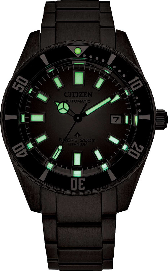 Часы Citizen Promaster NB6025-59H — титановый c dlc покрытием, мужские