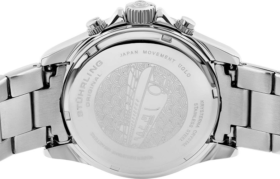 Часы Stuhrling Monaco 3960.11 — кварцевые, сталь металл