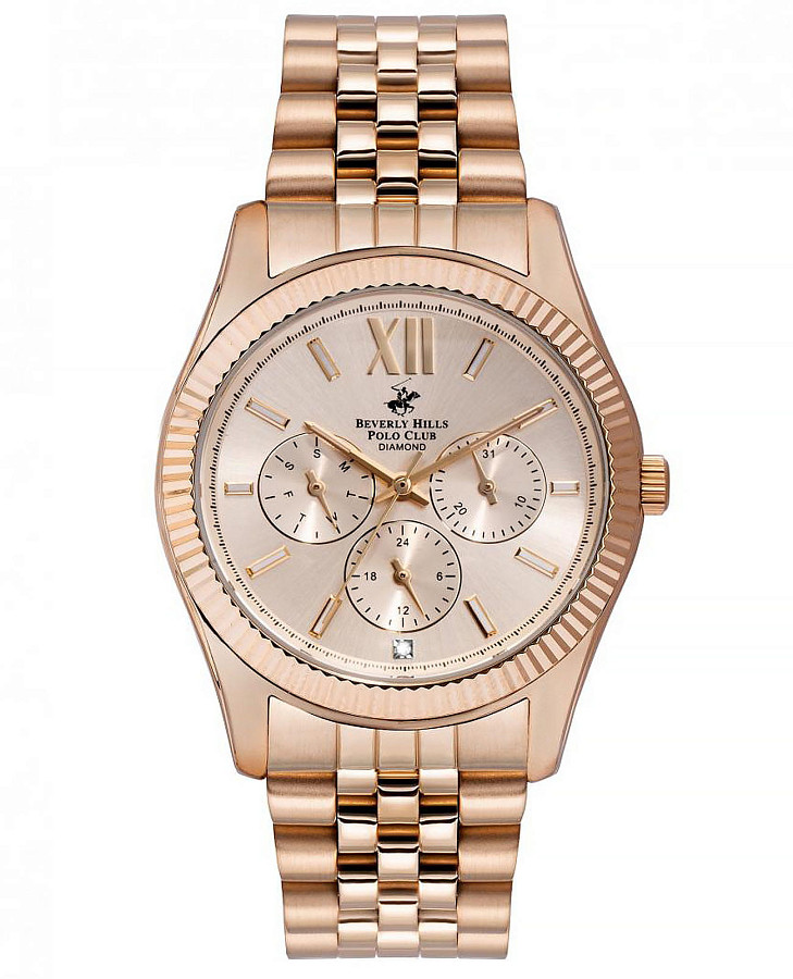Часы Beverly Hills Polo Club BP3082C.410 — женские, золотистый