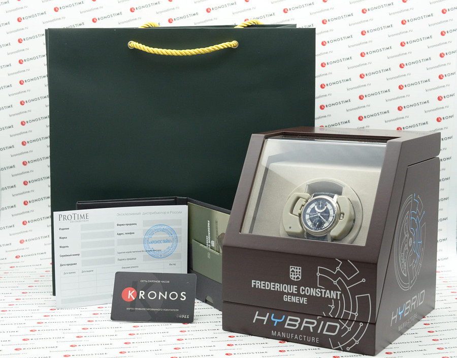Часы Frederique Constant Hybrid Manufacture FC-750MCN4H6 — механические, Швейцария, мужские