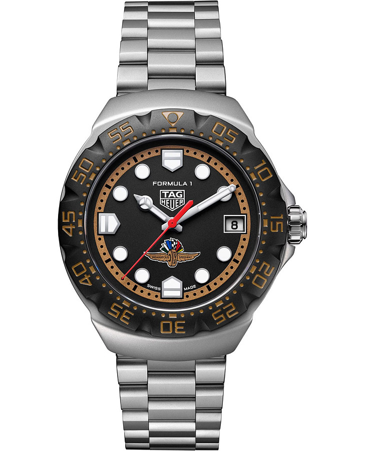 Часы TAG Heuer Formula 1 Solargraph x Indy 500 WBY111G.BA0042 — мужские, черный