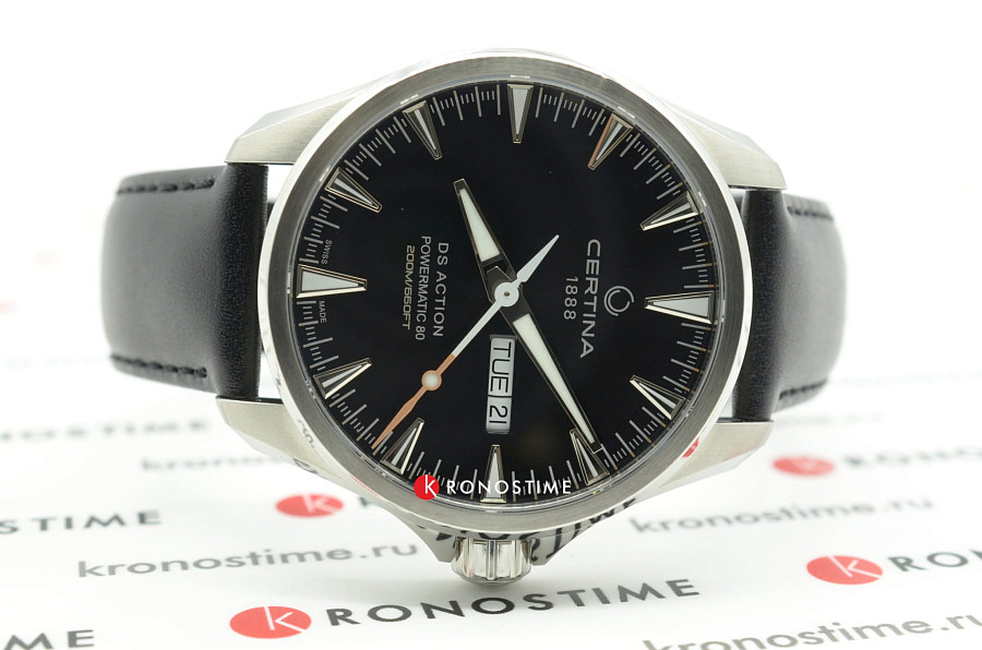 Часы Certina DS Action Day-Date Powermatic 80 C032.430.16.051.00 — кожаный, мужские