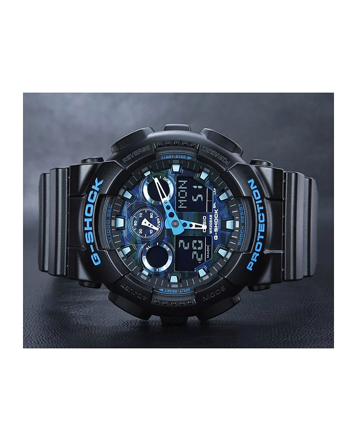 Часы Casio G-Shock GA-100CB-1ADR (GA-100CB-1A) — Япония, электронные