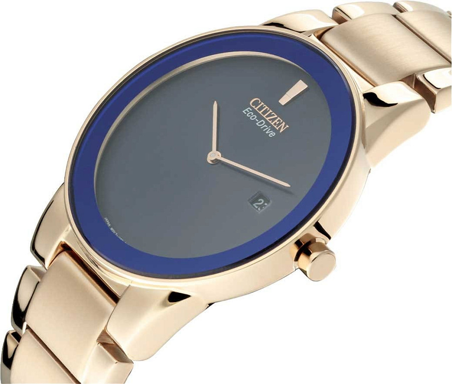 Часы Citizen Eco-Drive Axiom AU1066-80L — кварцевые, сталь металл