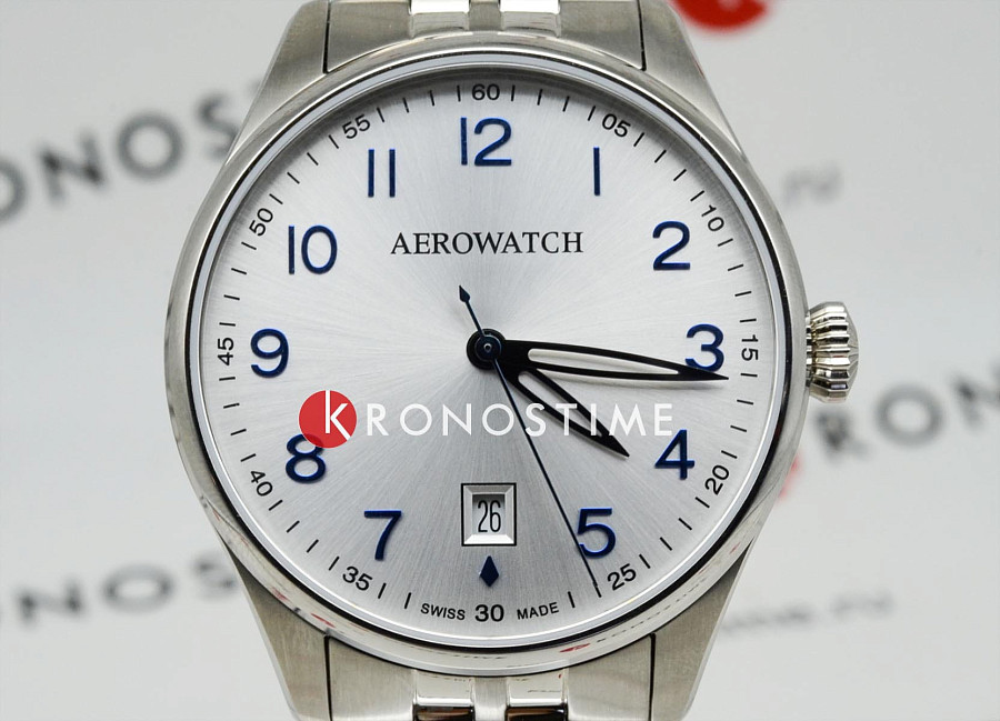 Часы Aerowatch Les Grandes Classiques 42997 AA01 M — металл сталь, Швейцария