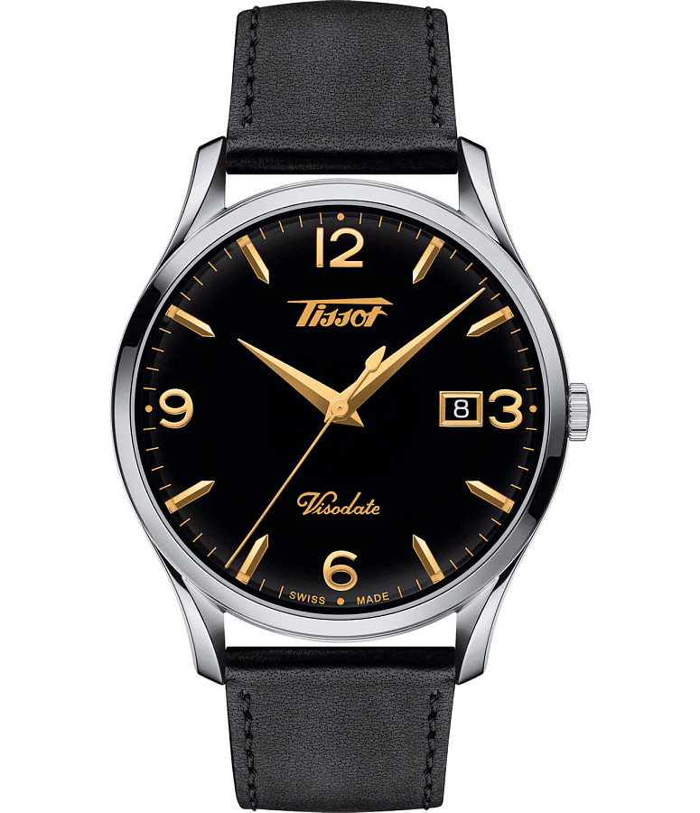 Часы Tissot Heritage Visodate T118.410.16.057.01 — мужские, черный
