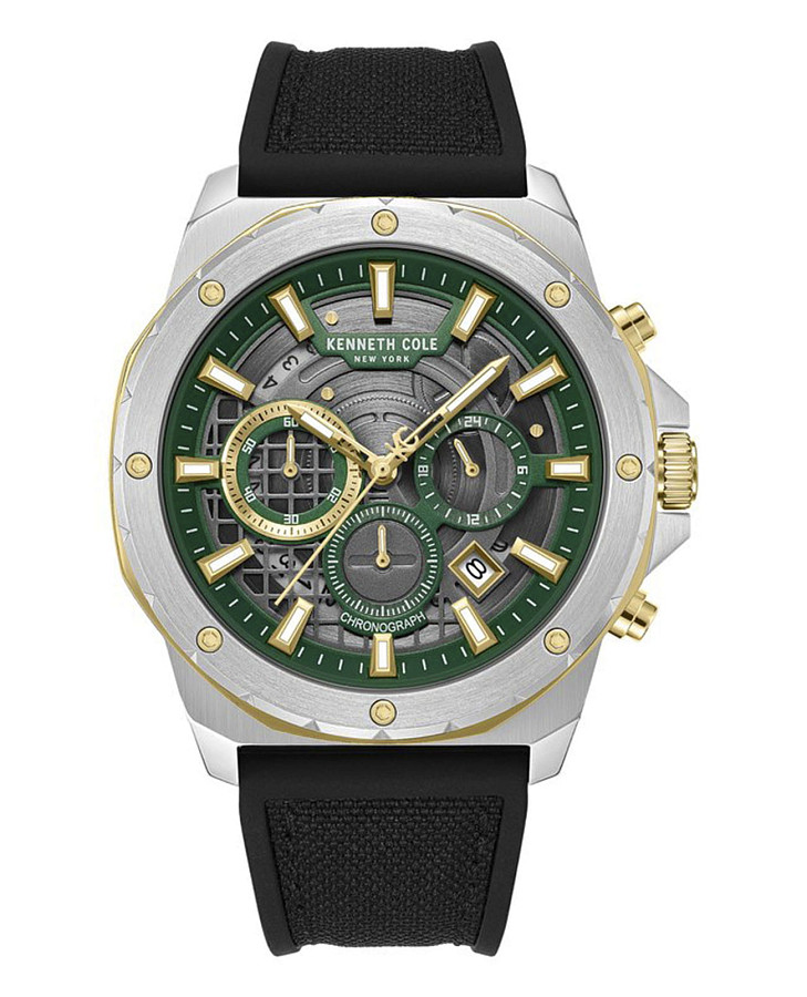 Часы Kenneth Cole Extreme Sport KCWGO0087603 — мужские, зеленый