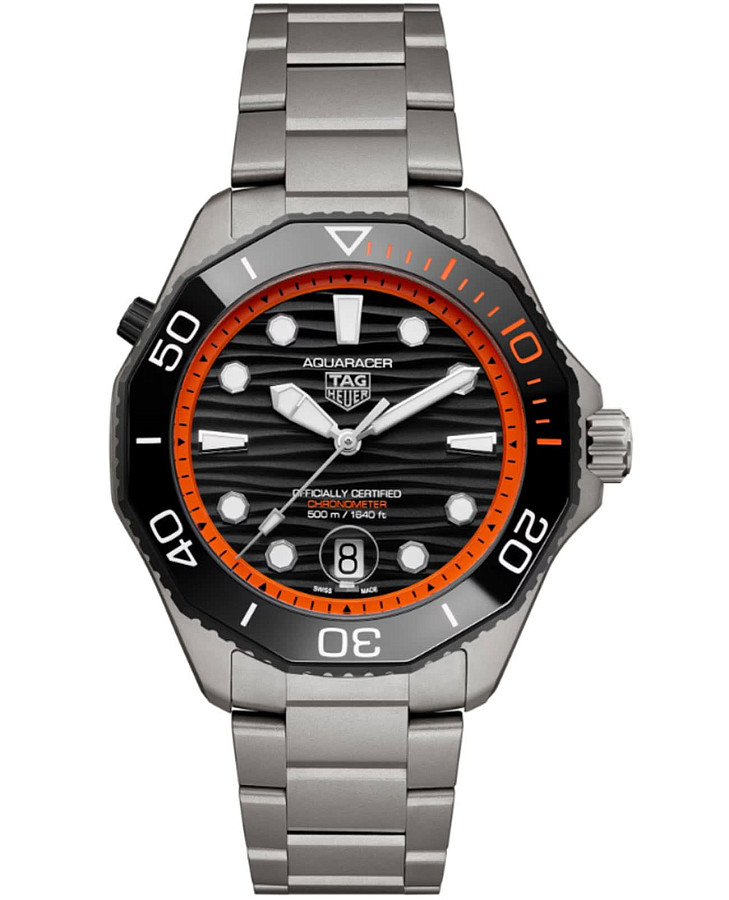 Часы TAG Heuer Aquaracer Professional 500 Date WBP5183.BF0010 — мужские, черный