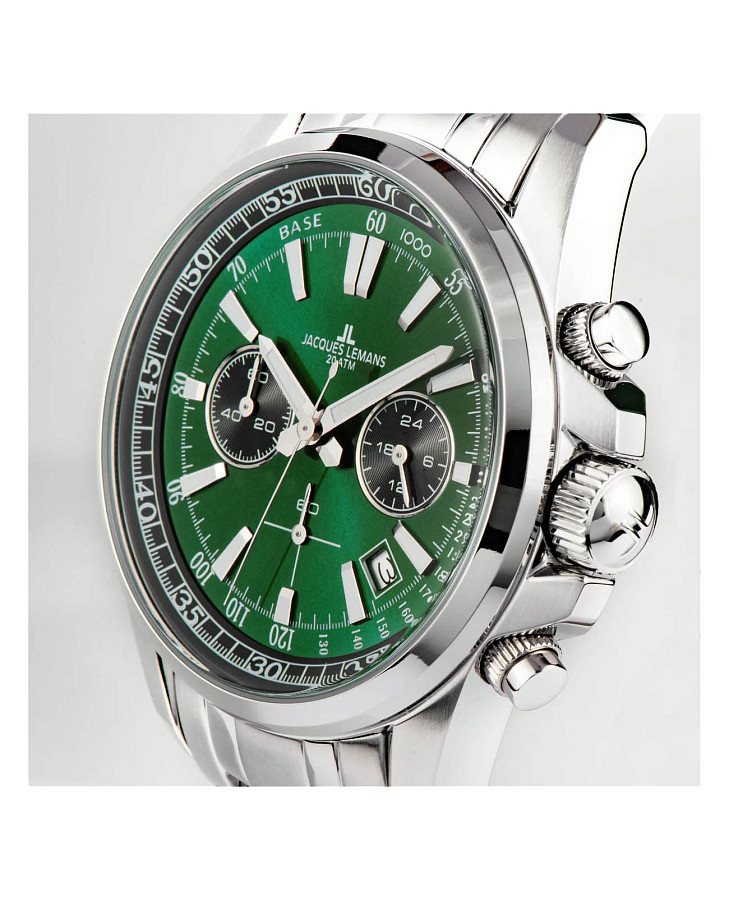Часы Jacques Lemans Sport 1-2117ZD — металл сталь, Австрия