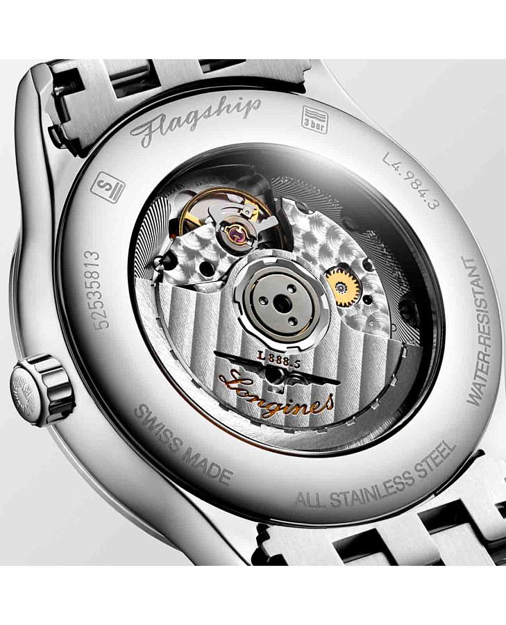 Часы Longines Flagship L4.984.4.72.6 — механические, металл сталь