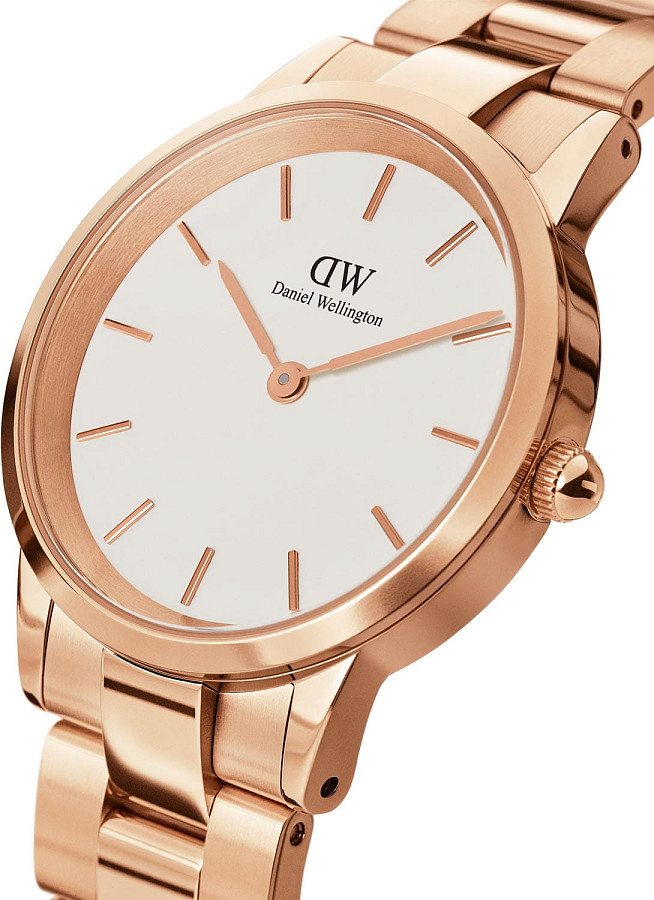 Часы Daniel Wellington Iconic Link DW00100213 — женские, сталь c pvd покрытием