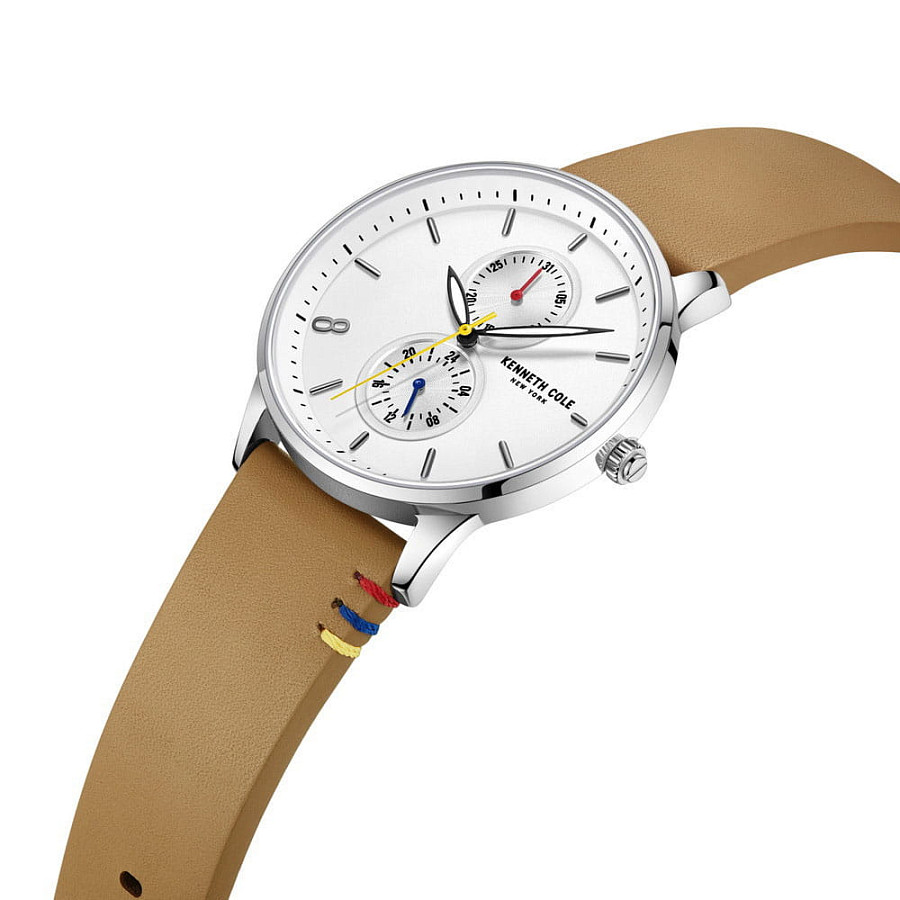 Часы Kenneth Cole Classic KCWGF2233401 — мужские, кожаный