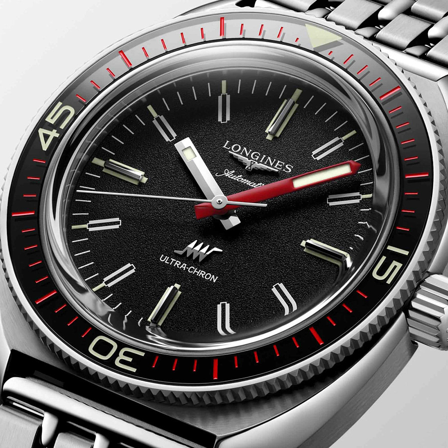 Часы Longines Ultra‑Chron L2.836.4.52.6 — механические, Швейцария, мужские