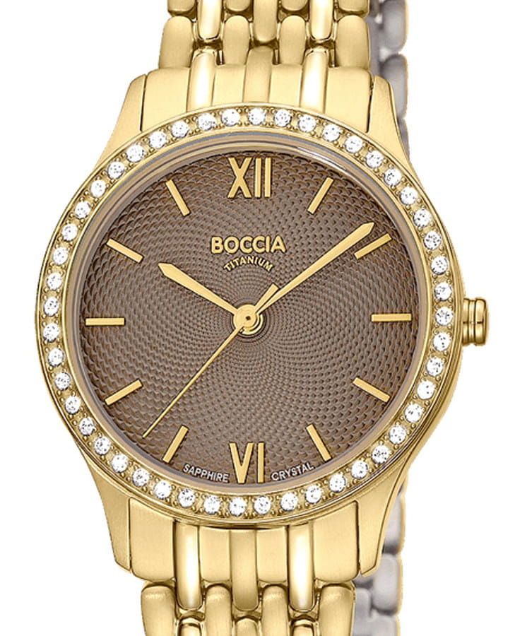 Часы Boccia Titanium 3376-03 — кварцевые, титан