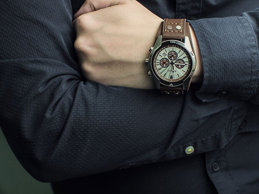 Часы Fossil Carlie CH2565 — металл сталь, кожаный