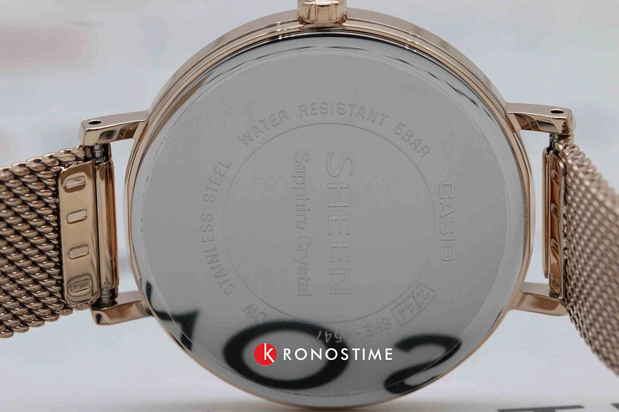 Часы Casio Sheen SHE-4547PGM-5A — женские, золотистый