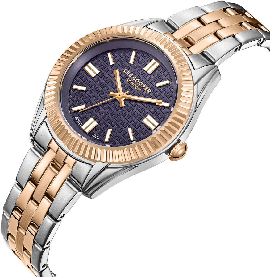 Часы Lee Cooper LC08038.580 — кварцевые, металл суперметалл