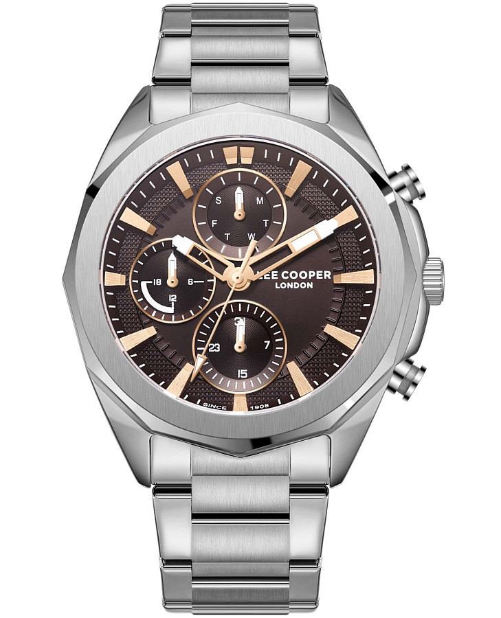 Часы Lee Cooper LC08005.360 — мужские, коричневый