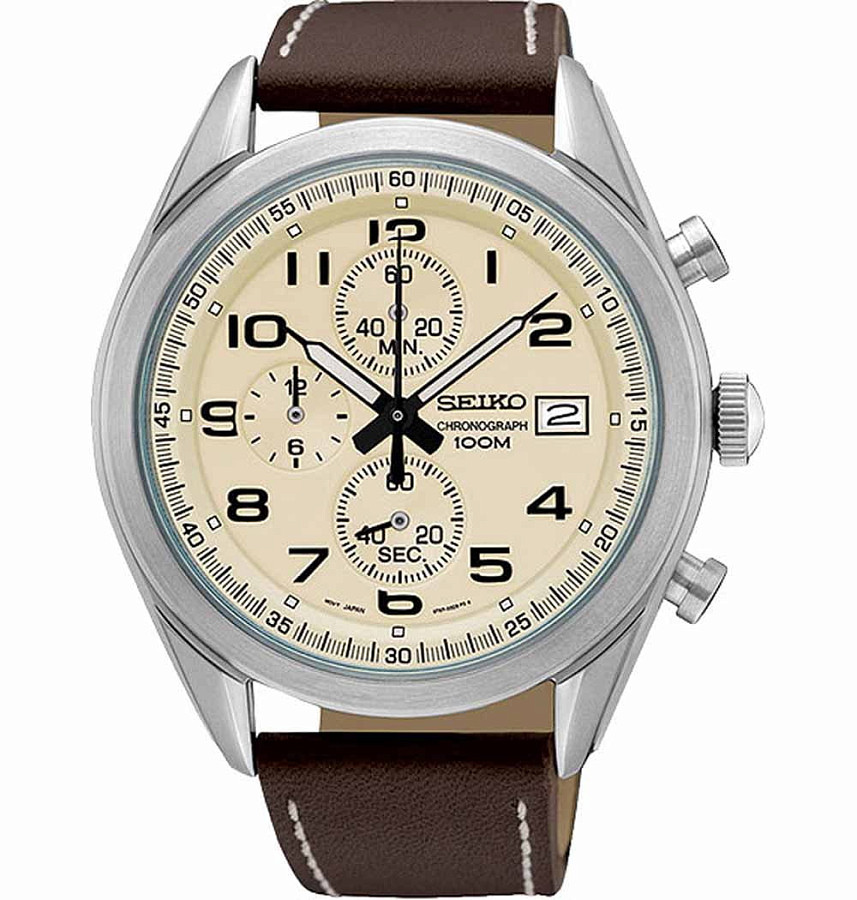 Часы Seiko Conceptual Series Sports SSB273P1 — мужские, желтый