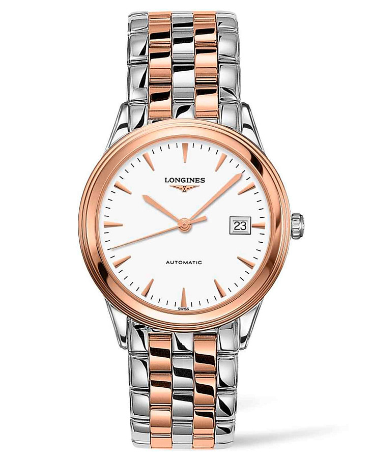 Часы Longines Flagship L4.974.3.92.7 — женские, белый