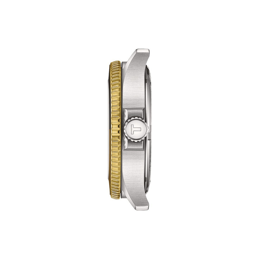 Часы Tissot Seastar 1000 Quartz Gmt T120.852.22.051.00 — нержавеющая сталь с pvd-покрытием, мужские