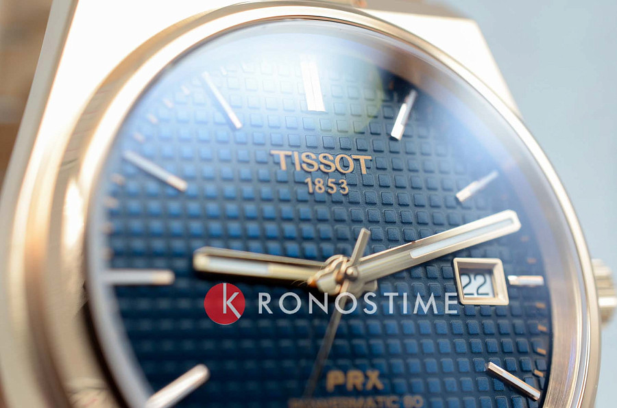 Часы Tissot PRX Powermatic T137.407.33.041.00 — нержавеющая сталь с pvd-покрытием, мужские