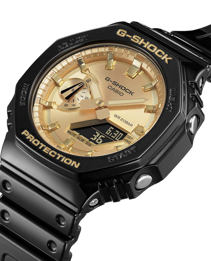 Часы Casio G-Shock GA-2100GB-1AER — пластик карбон, Япония
