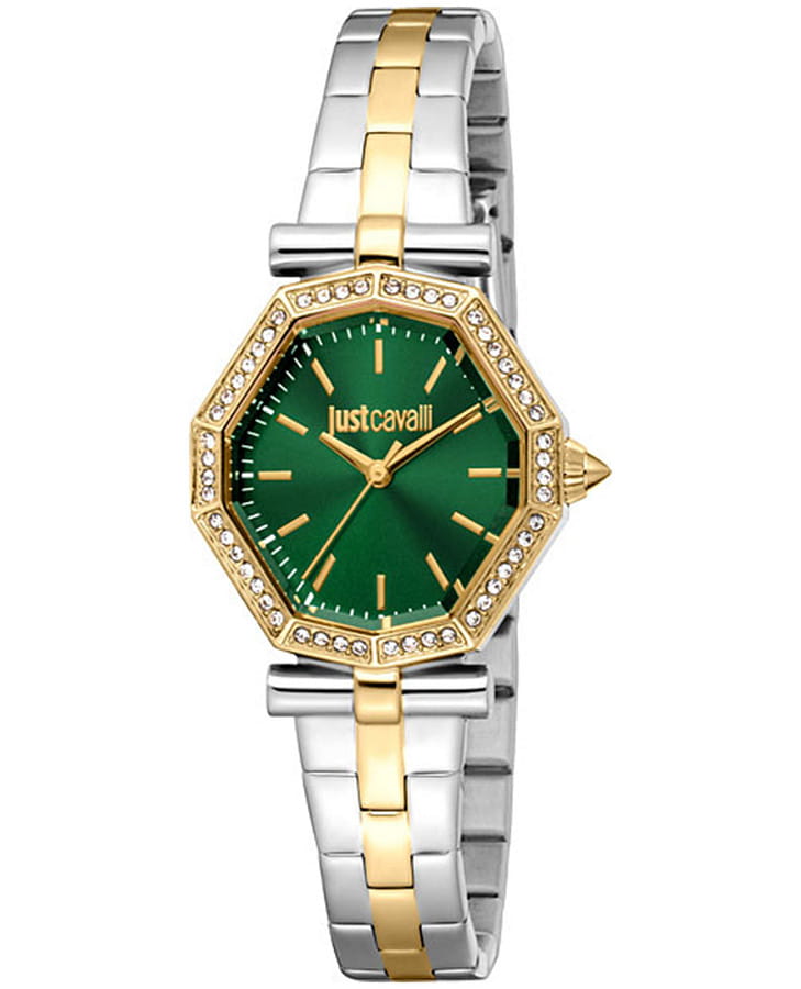 Часы Just Cavalli Foschia JC1L400M0095 — женские, зеленый