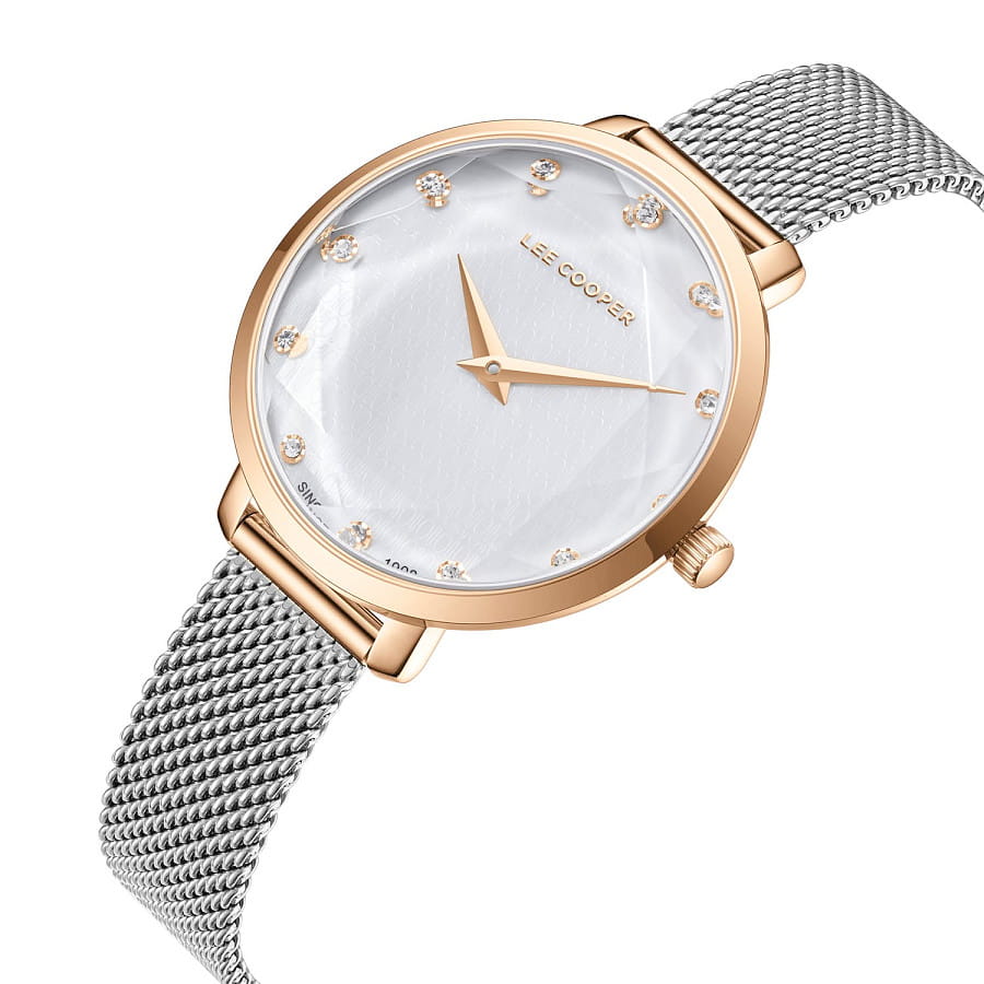 Часы Lee Cooper LC08078.520 — кварцевые, металл суперметалл