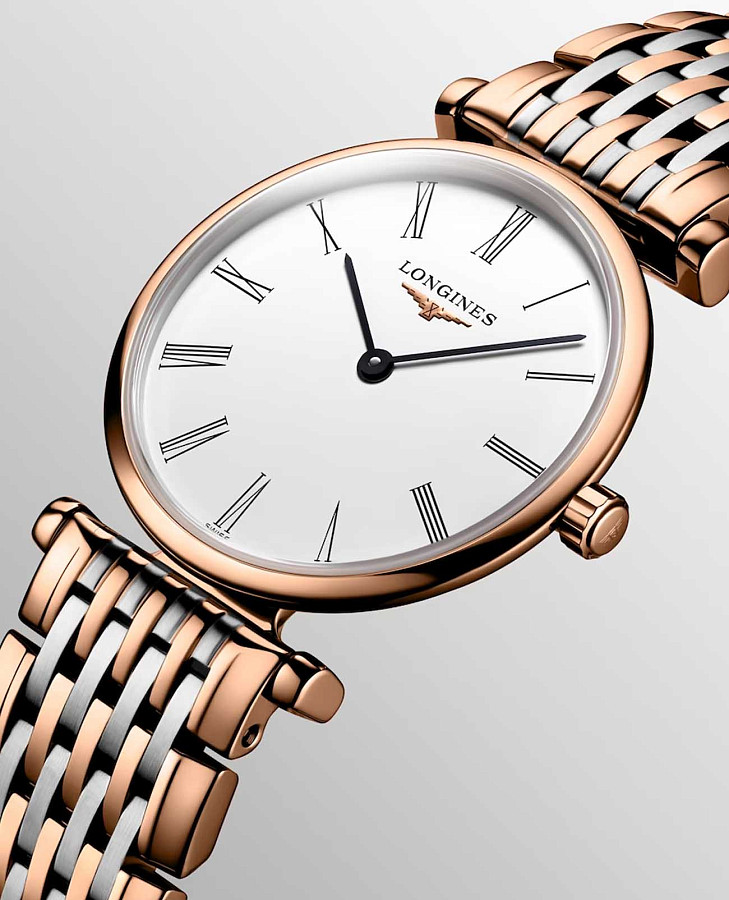 Часы Longines La Grande Classique L4.209.1.91.7 — женские, сталь c pvd покрытием