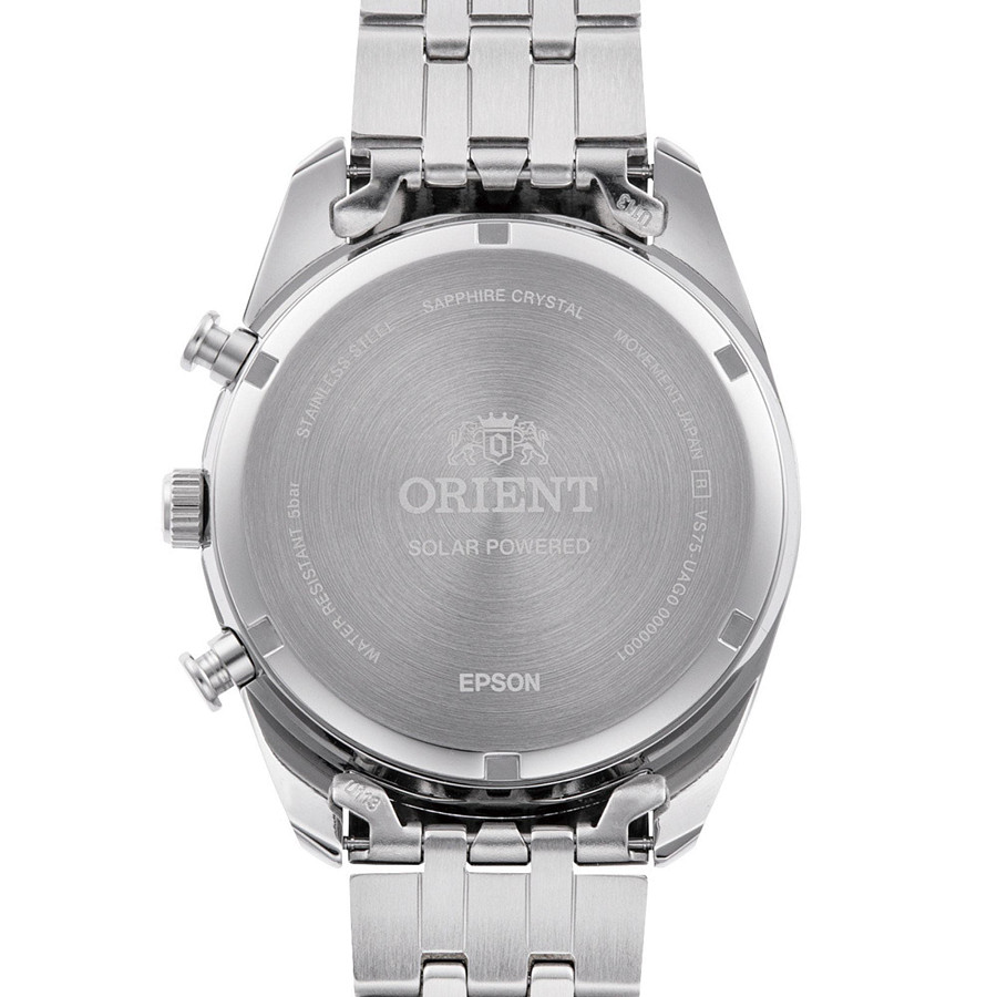 Часы Orient Chronograph RA-TX0304L (RN-TX0304L) — бирюзовый, сталь металл