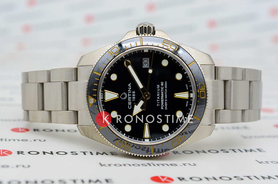 Часы Certina DS Action Diver C048.807.44.051.00 — механические, титан