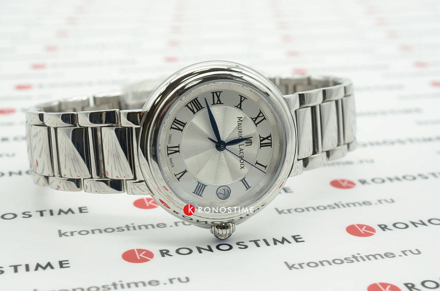Часы Maurice Lacroix FIABA Date FA1007-SS002-110-1 — кварцевые, сталь металл