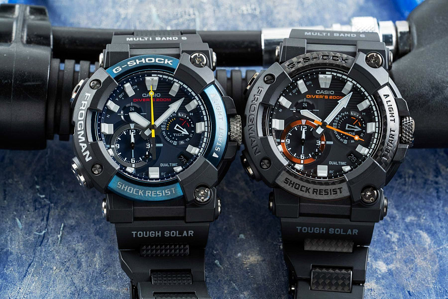 Часы Casio G-Shock Frogman GWF-A1000C-1A — сталь + полимер, мужские