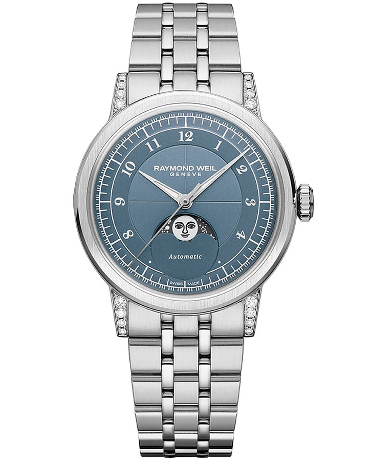 Часы Raymond Weil 2145-STS-05511 — женские, голубой