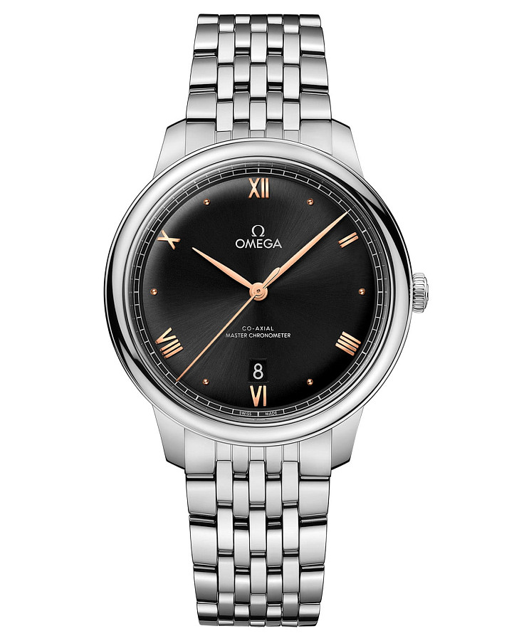 Часы Omega De Ville Prestige 434.10.40.20.01.001 — мужские, черный