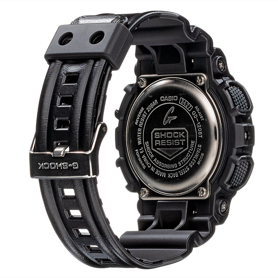 Часы Casio G-Shock GD-120BT-1 — пластик, мужские