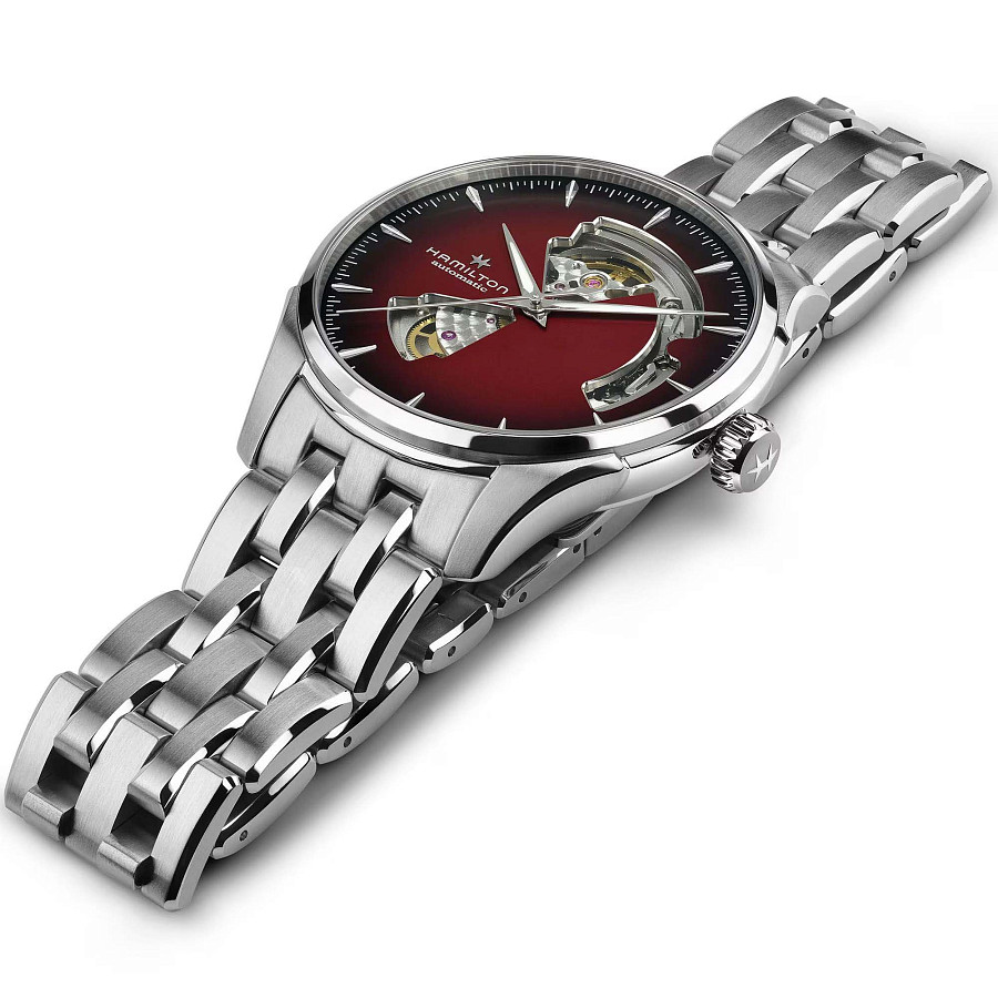 Часы Hamilton Jazzmaster Open Heart Auto H32675170 — мужские, механические